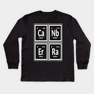 Canberra City Table of Elements Kids Long Sleeve T-Shirt